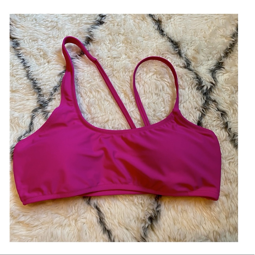Express Asymmetrical Swim Top